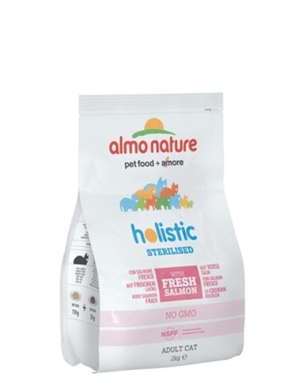 Almo Nature Для кастрированных кошек с Лососем и Рисом (Functional - Adult Sterilised Salmon and Rice) 2 кг
