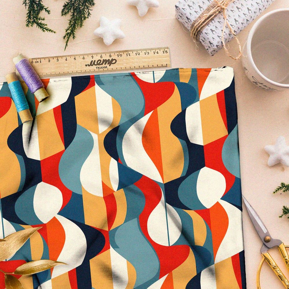 Ткань премиум Оксфорд 600D фантазийный концерт