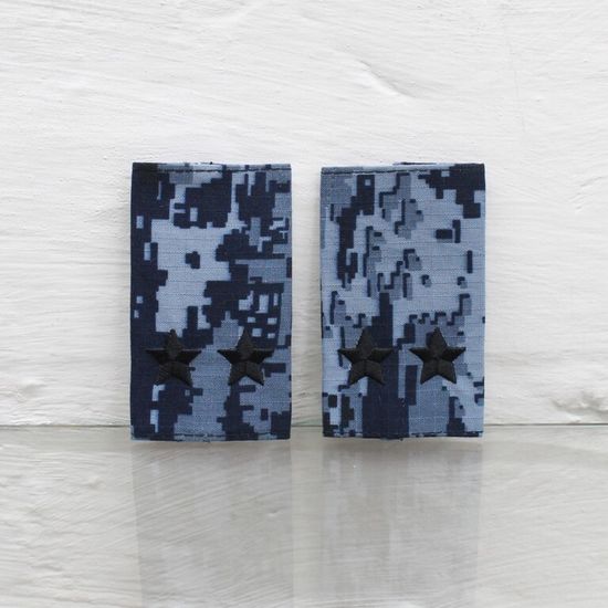 Фальшпогоны "(ФСИН) Росгвардия" синяя точка (Подполковник)