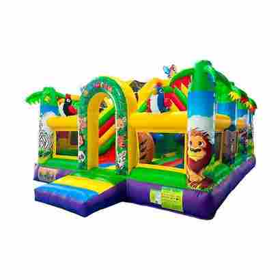 Коммерческий надувной батут «Сафари-джунгли 2» 6*5*4,2 м