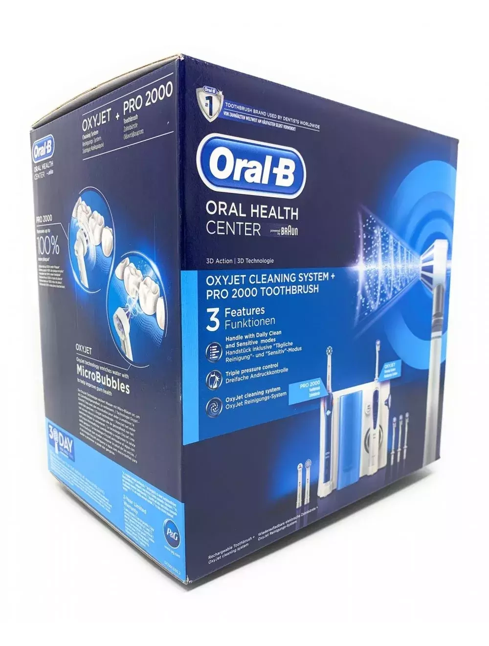 Электрическая зубная щетка Oral-B Center OxyJet Pro 2000 OC501.535.2