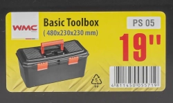 Ящик пластмассовый 19'', 480x230x230мм WMC TOOLS WMC-PS.05