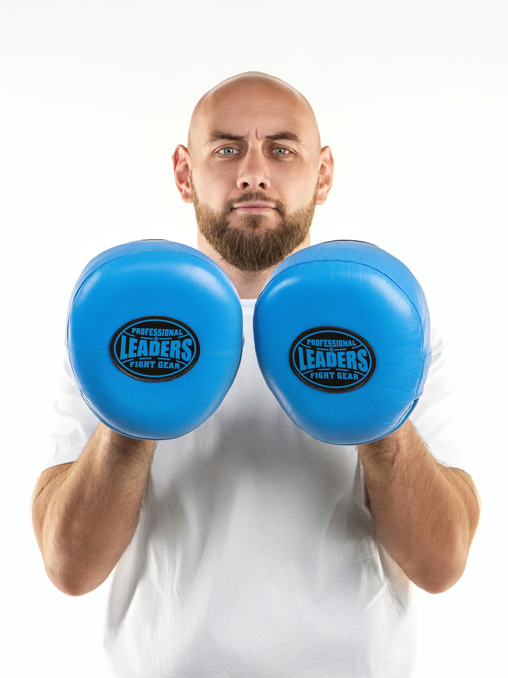 Лапы тренерские LEADERS MID-AIR LIGHT BLUE голубой ONE