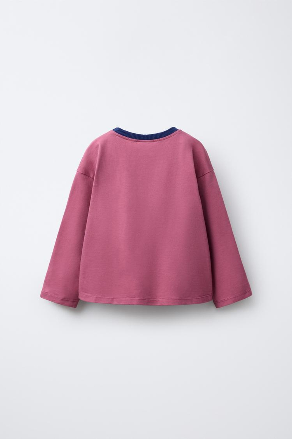 ZARA ФУТБОЛКА С ПРИНТОМ MIFFY™ MERCIS BV © И КОНТРАСТНЫМИ ВСТАВКАМИ, ТЕМНО-РОЗОВЫЙ