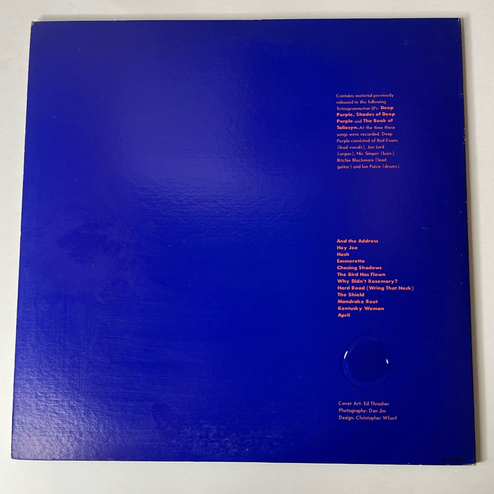 Винтажная виниловая пластинка LP Deep Purple Purple Passages (Japan 1974) (No Obi) Mandrake Root
