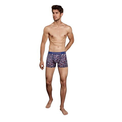 Мужские трусы-боксеры с леопардовым принтом Doreanse LeoPink (Размер: S) (Цвет: розовый леопард)