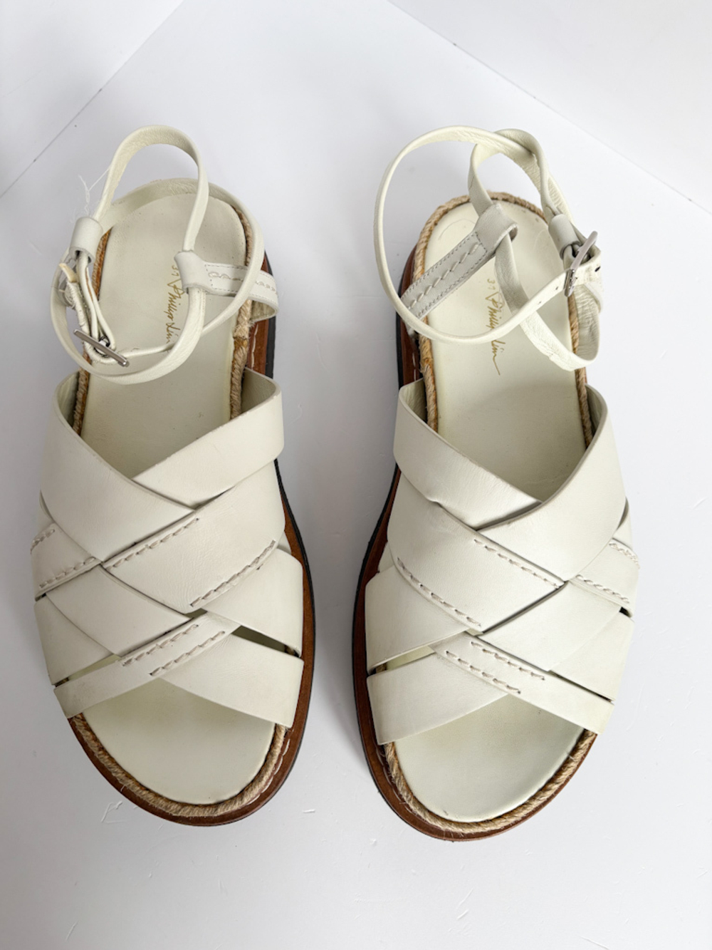 Кожаные босоножки Phillip Lim, 39