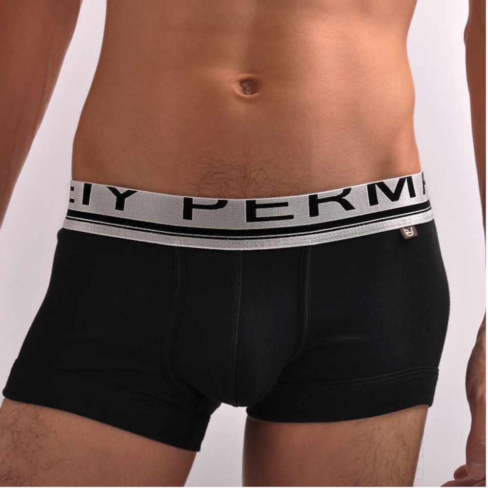 Мужские трусы боксеры черные DOOP Cotton Breathe Boxer