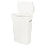 КОРЗИНА ДЛЯ БЕЛЬЯ VELVET, 450*290*630ММ, 45Л (Белый)