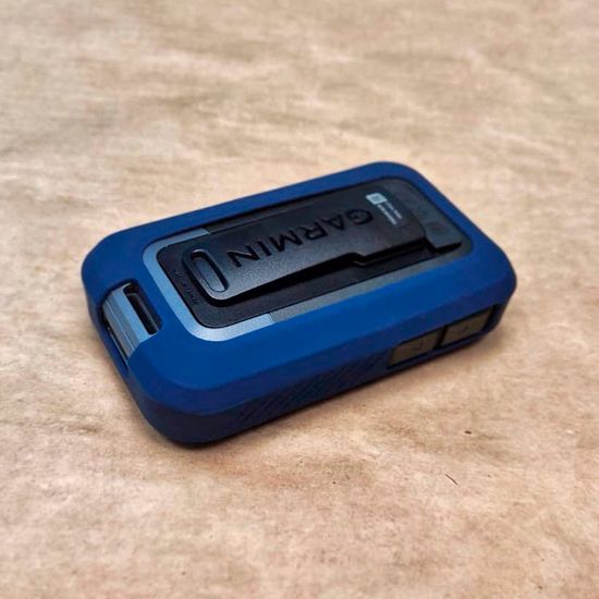 Чехол для Garmin eTrex Solar силикон (Т.Синий)