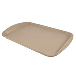 Поднос прямоугольный 365х255 мм шоколадный мокко
