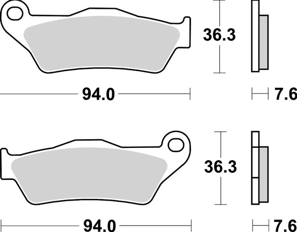 Brembo Тормозные колодки задние 07BB04CC