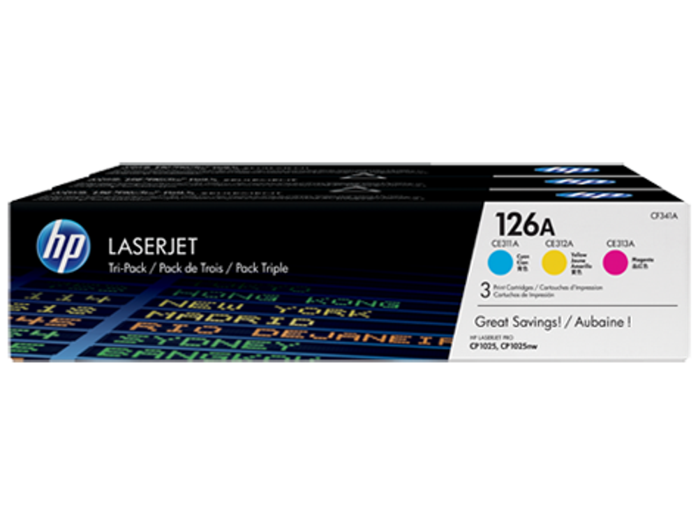 Набор картриджей  HP 126A