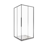 Душевой уголок Good Door IDEA CR-100-C-B стекло прозрачное/профиль черный