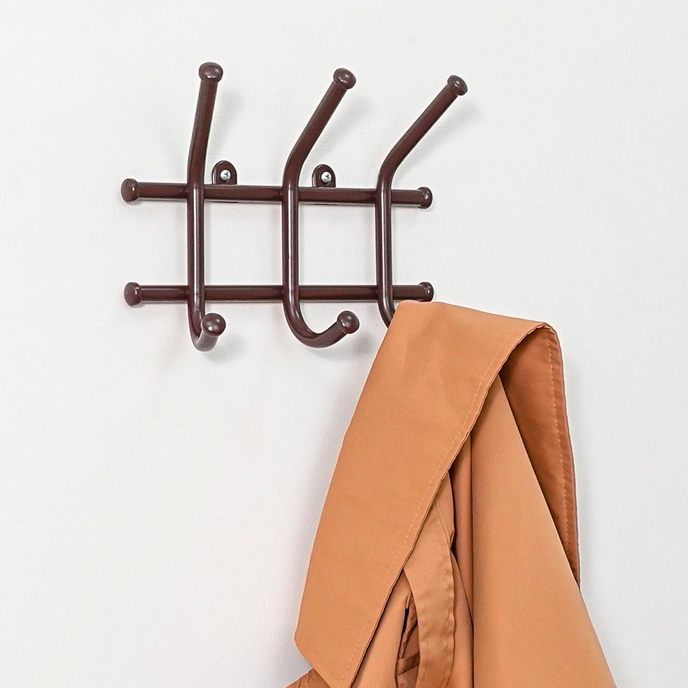 Вешалка "Норма 3" коричневая
