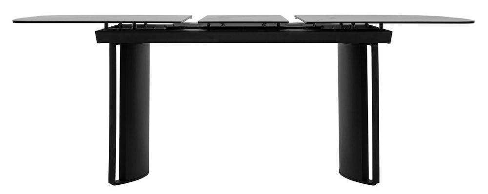 Стол М-City DISAUR Расмус (Rasmus) 160 Tl-45 Белый мрамор, Испанская керамика, Черный