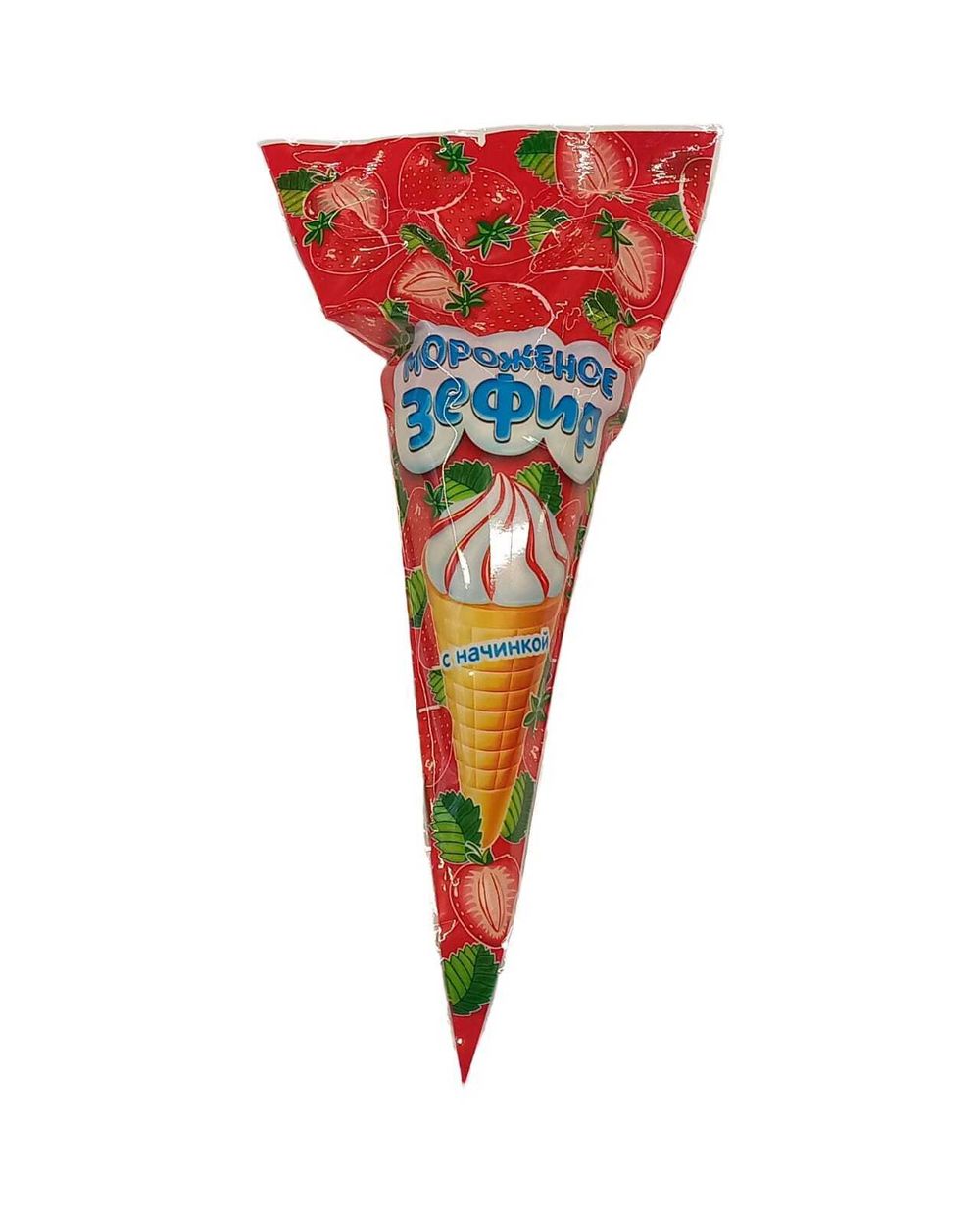 Маршмеллоу "Мороженое" с начинкой в вафельном рожке 17.5гр