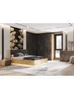 Кровать двухспальная 160х200 Мальта грей