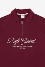 Толстовка Ruff Global Halfzip Sport Jacket Burgundy
