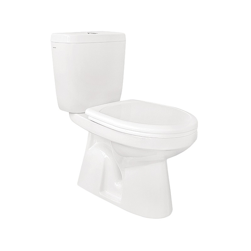 Купить Унитаз-компакт Santek Анимо с сидением стандарт и вертикальным выпуском