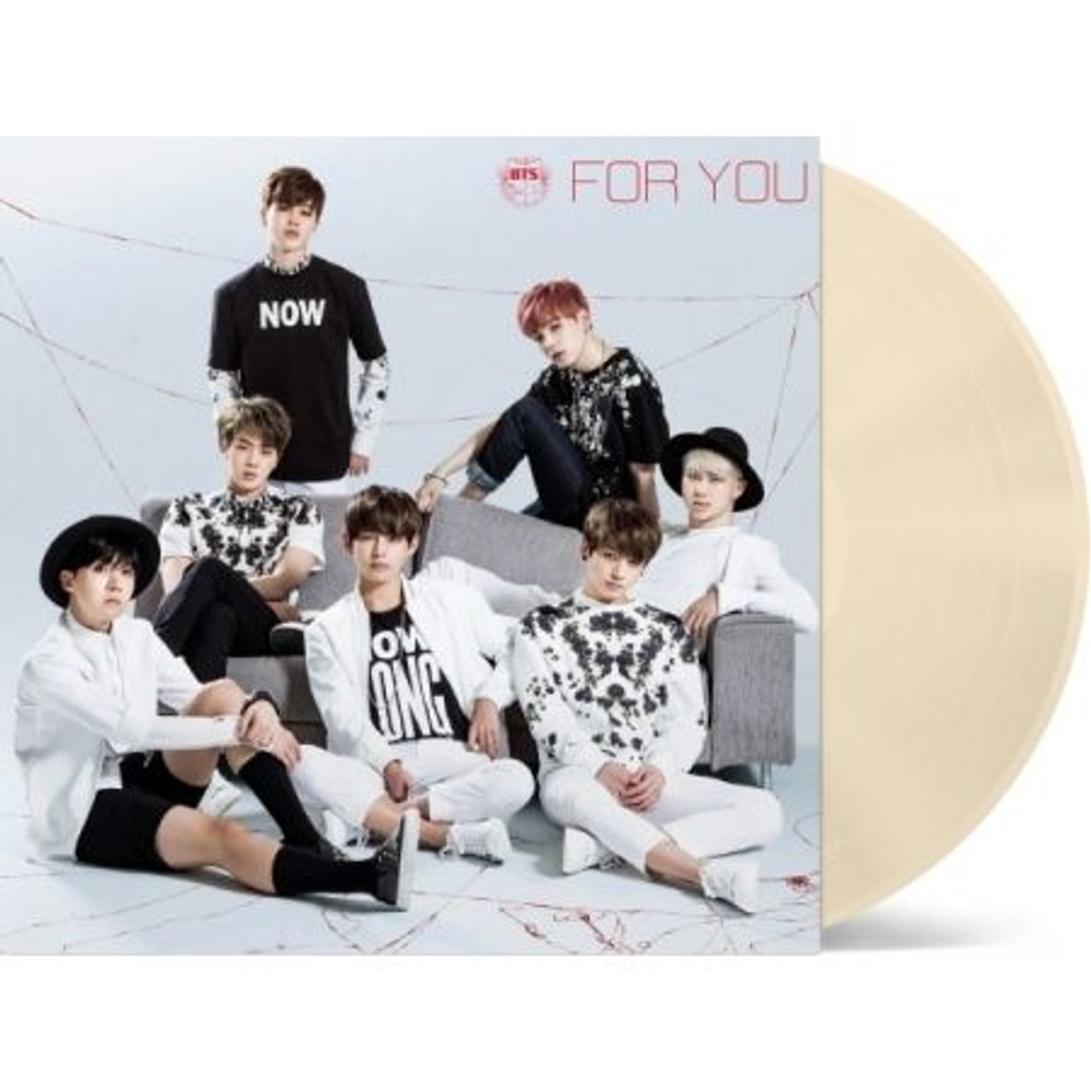 Альбом BTS - FOR YOU Japanese Single 45-RPM 12-inch Transparent Pure Color LP