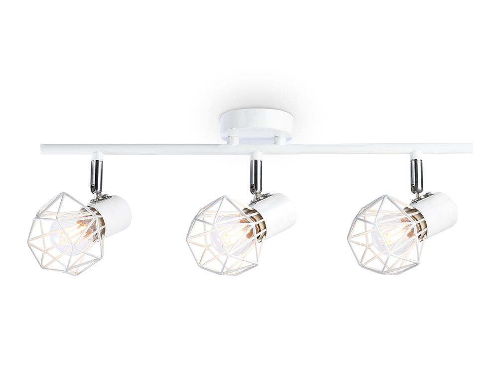 Накладной светильник TR8631/3 WH/CH белый/хром E27*3 max 40W 460*91*175