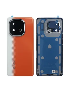 Задняя крышка для Iqoo Neo 10 красно-белая, глобальная версия (Red-White) со стеклом камеры