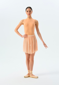 Бежевый купальник без рукавов