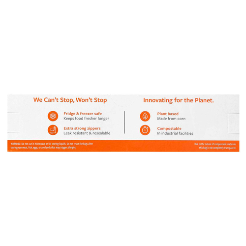 Full Circle, Пакеты для сэндвичей на молнии, компостируемые, 25 пакетов