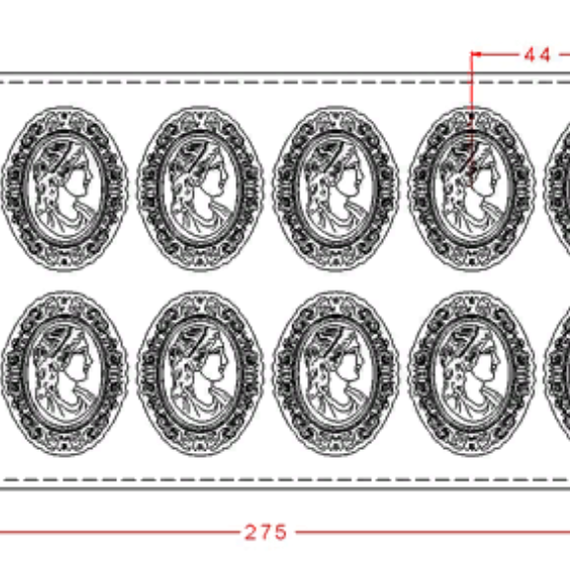 429 | Форма для шоколадных изделий (275*135 мм)