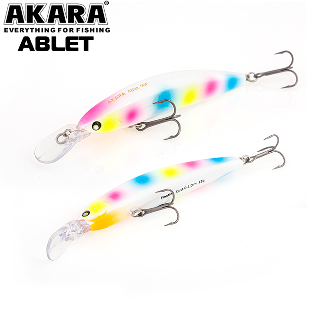 Воблер Akara Ablet 90F 12гр. (3/7 oz 3,5 in) A170