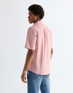 Рубашка мужская WRANGLER SS 1 PKT SHIRT DUSTY ROSE