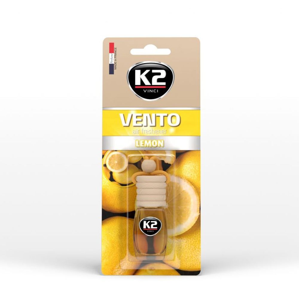 АРОМАТИЗАТОР С ПОДВЕСКОЙ &quot;К2&quot; VENTO LEMON 8ML