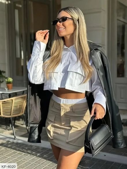 Рубашка KF-4020 Фабрика Моды Фото 1