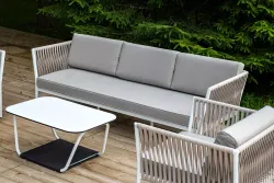 "Касабланка" лаунж-зона плетеная из роупа 5-местная, цвет бежевый