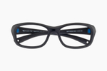 Спортивные очки с диоптриями Demetz Softness R / Matte Black / Matte Blue Colorless Cat.0