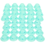 Бигуди силиконовые 40шт в косметичке «KUDRI», цвет голубой, два размера 2*5 и 1,5*3,9см