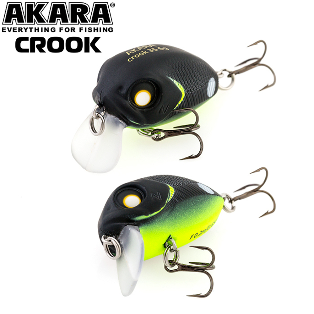 Воблер Akara Crook 35F 6 гр. (1/5 oz 1,4 in) A27