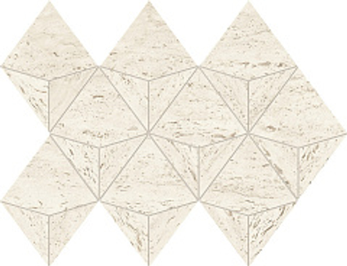 Мозаика/Керамогранит ATLAS CONCORDE MARVEL TRAVERTINE White Mosaico Origami 28x41,2 AF9J