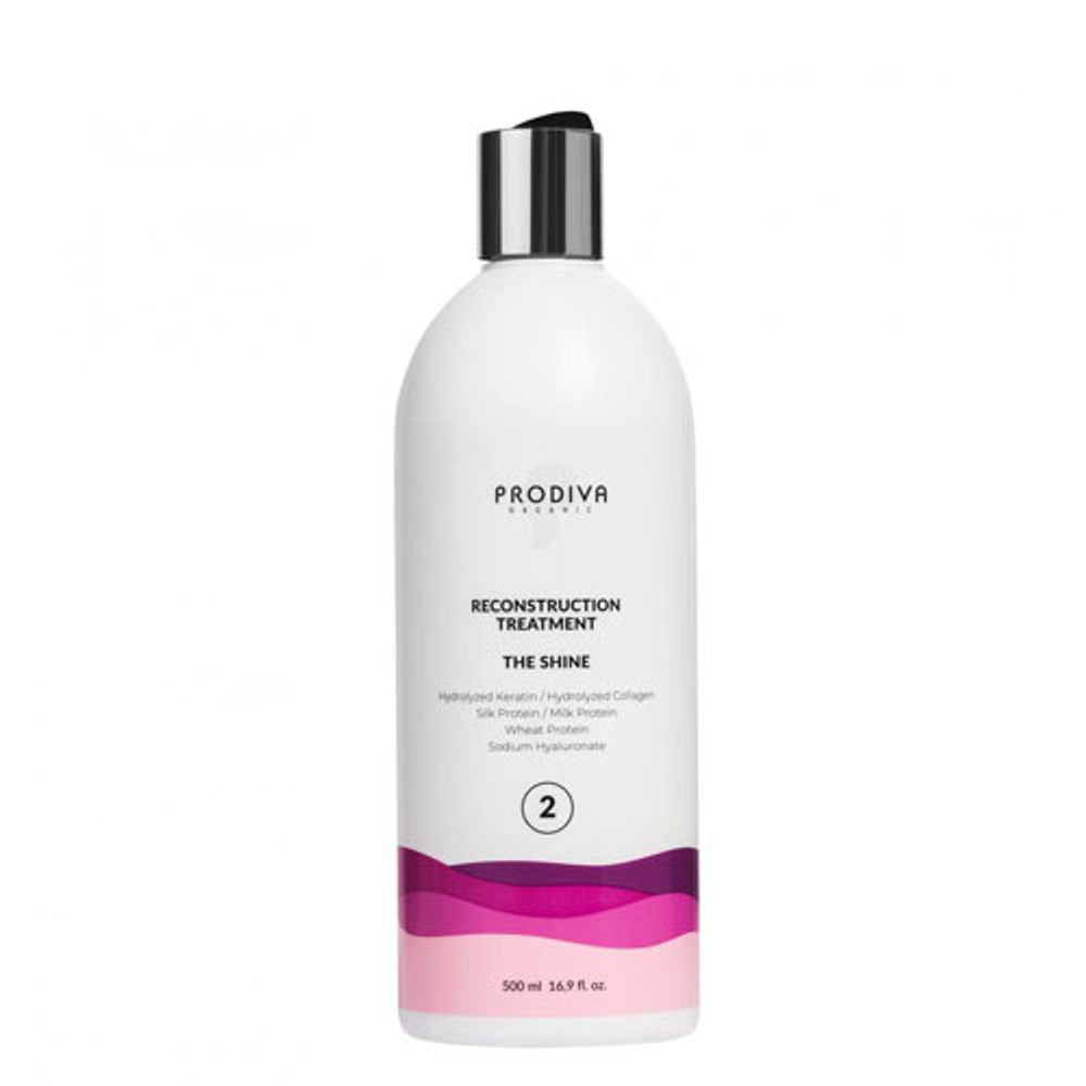 PRODIVA Reconstruction Treatment The Shine Реконструктор для укрепления волос и сохранения цвета АКЦИЯ!