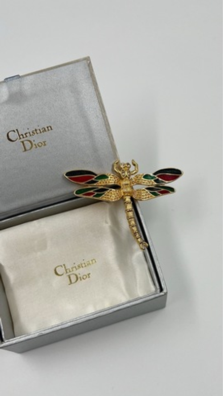 Брошь Стрекоза Christian Dior