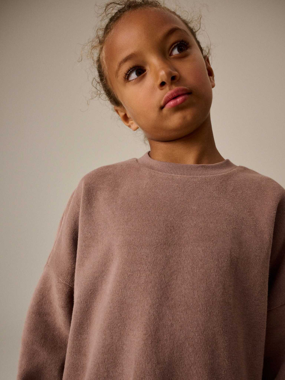 Толстовка и брюки в комплекте для девочки Next N94-709, Коричневый