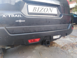 Фаркоп под квадрат для Nissan X-Trail T31, 2007-, Бизон.FA 0220-E