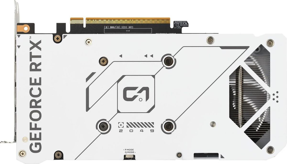 Видеокарта ASUS NVIDIA  GeForce RTX 5060 DUAL-RTX5060-O8G-WHITE 8ГБ Dual, GDDR7, OC,  Ret