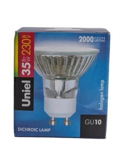 10 шт. Галогенная лампочка JCDR GU10 220V 35W