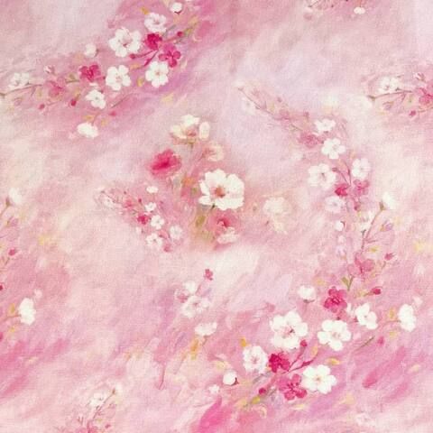 ЦВЕТОЧНЫЙ ВЕТЕР, РОЗОВЫЙ - 100% хлопок