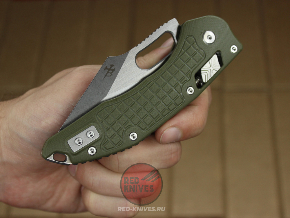 Нож MICROTECH STITCH RAM-LOK FRAG (зеленый) 169RL-12FRGTOD