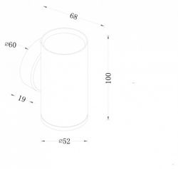 Бра Maytoni Focus S C068WL-01MG
