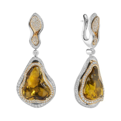 Серьги с Турмалинами и Бриллиантами, E0030-15/1