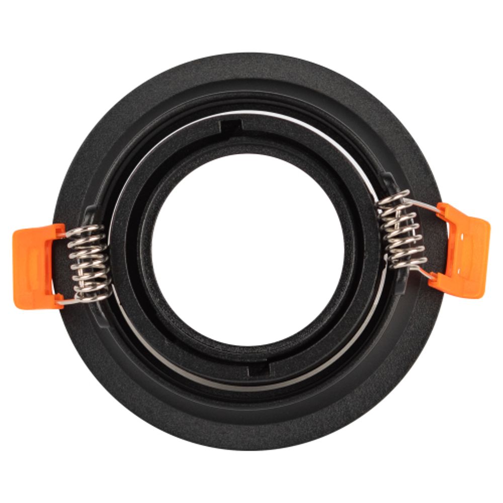 Светильник встраиваемый алюминиевый ЭРА KL98 BK под лампу MR16 GU5.3 черный